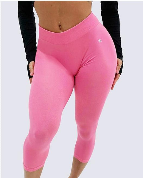 Pink Bowknot Bubble Gym Leggings